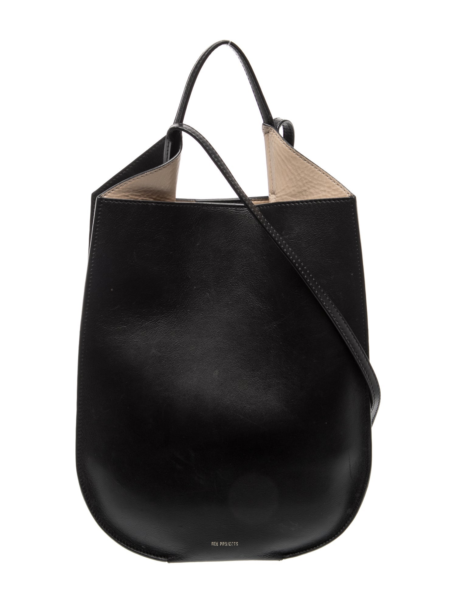 Ree Projects Leather Top Handle Bag