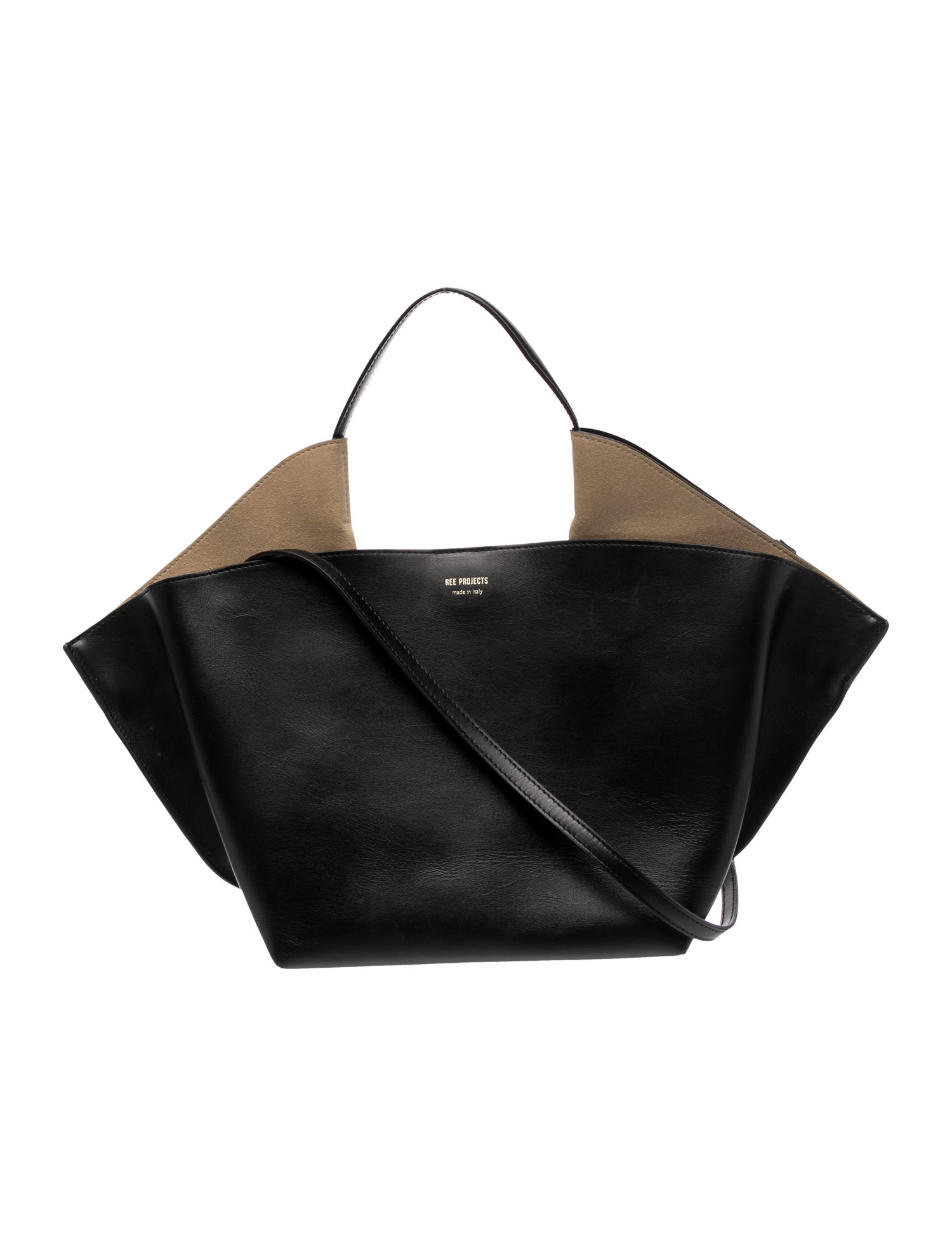 Ree Projects Leather Top Handle Bag