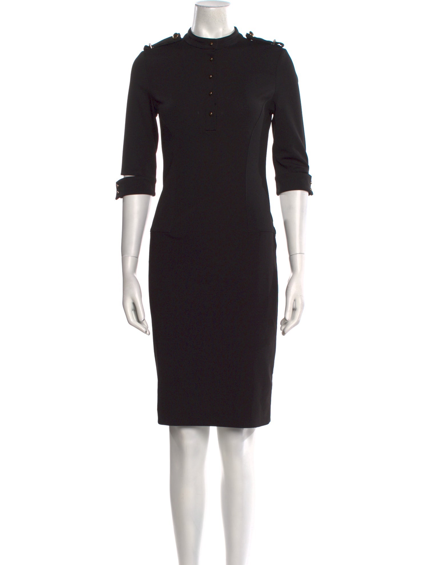 Reebok x Victoria Beckham Mock Neck Knee-Length Dress