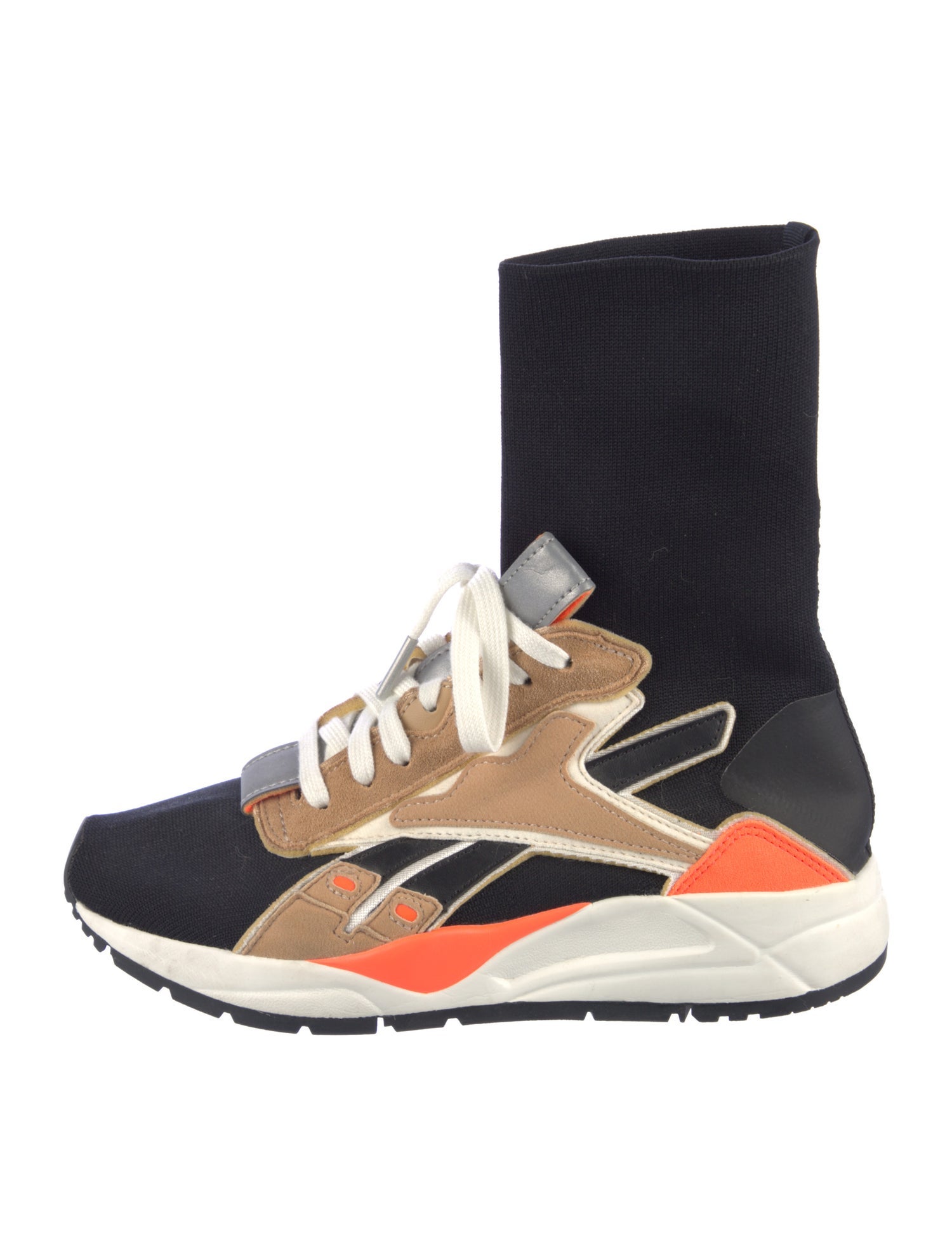 Reebok x Victoria Beckham Suede Printed Sock Sneakers