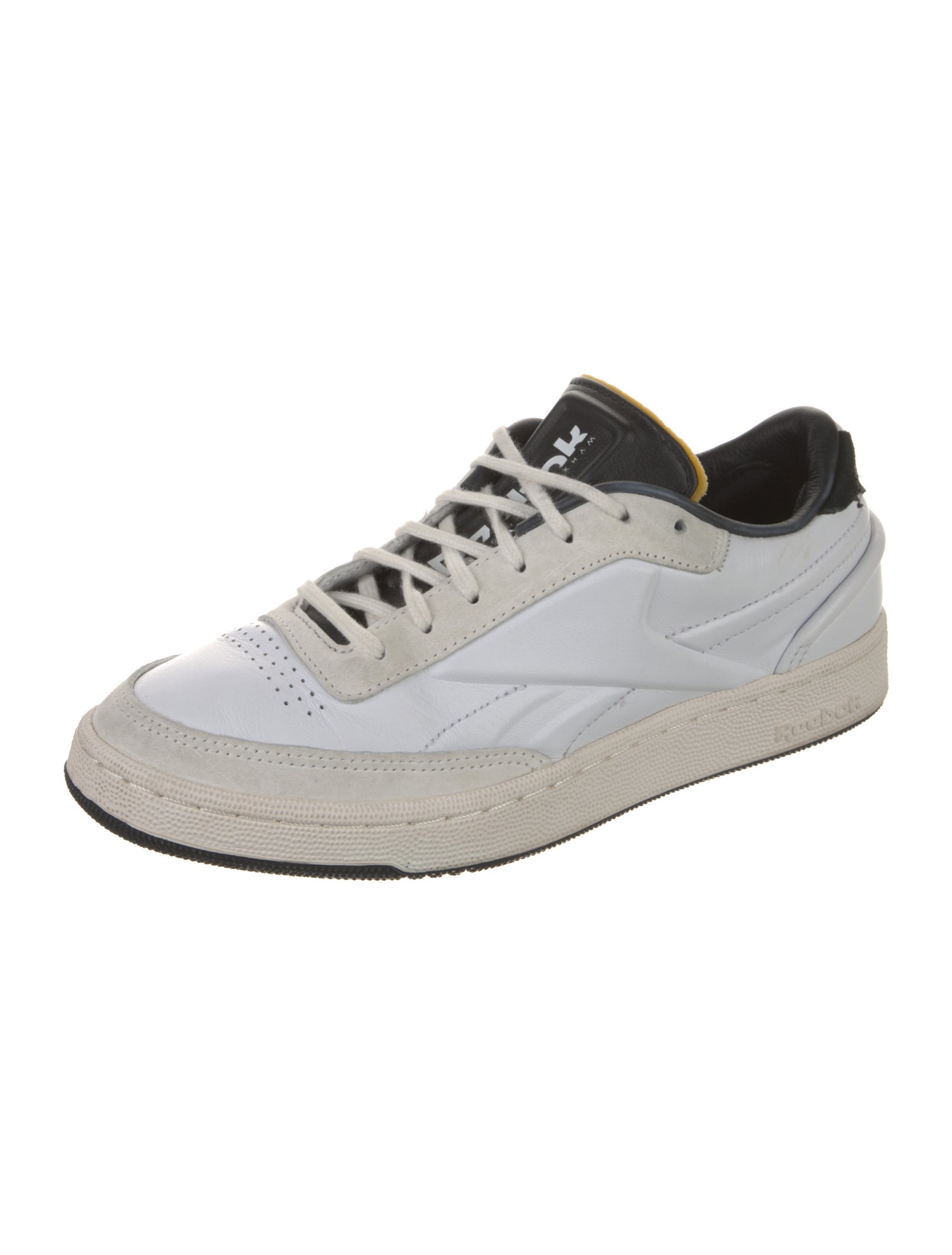 Reebok x Victoria Beckham Leather Colorblock Pattern Sneakers