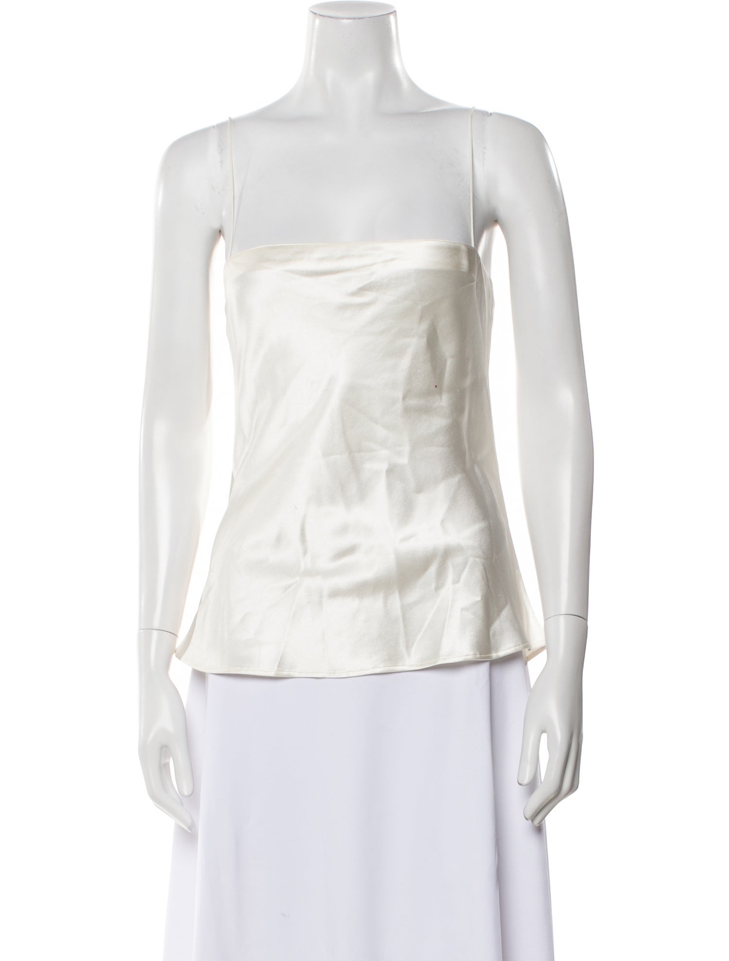 Refine Silk Square Neckline Top
