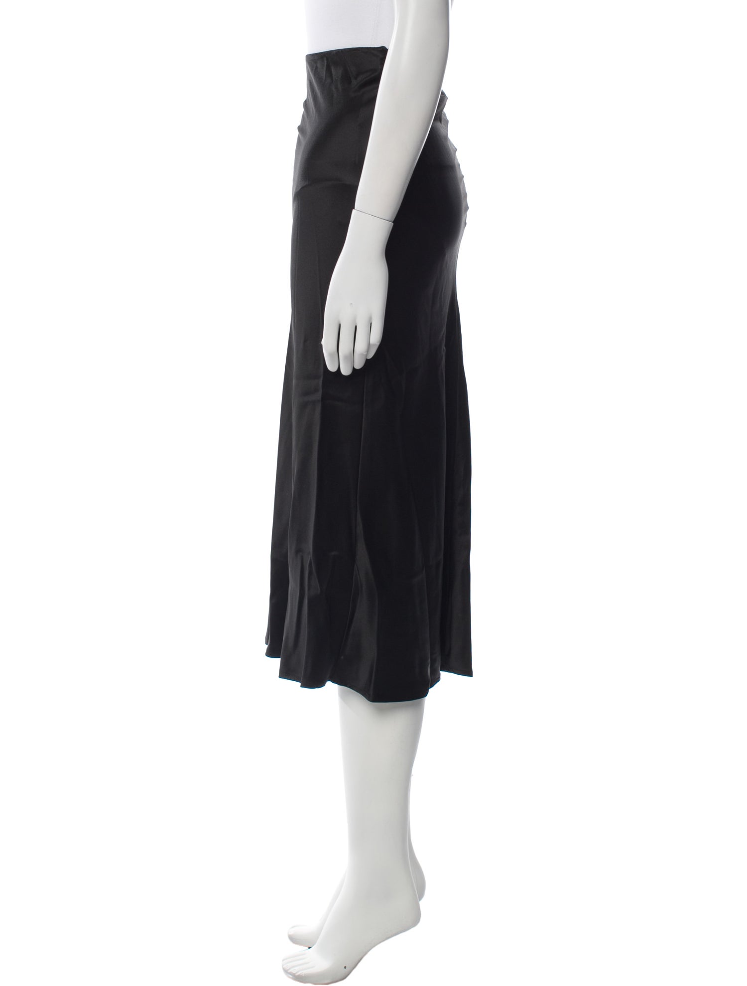 Refine Silk Midi Length Skirt