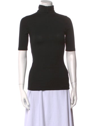 Refine Turtleneck Short Sleeve Top