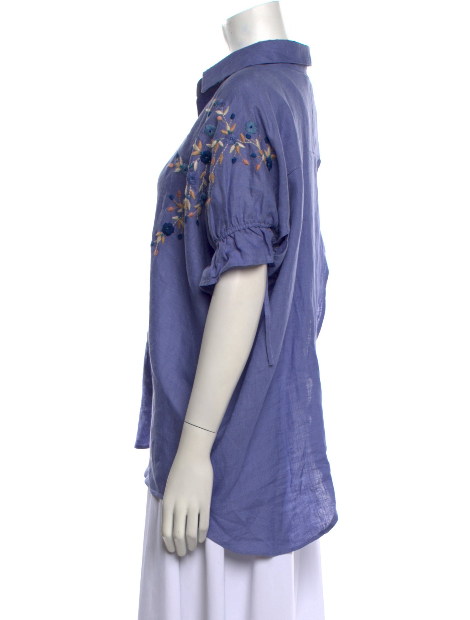 Renata Brenha Wool V-Neck Blouse