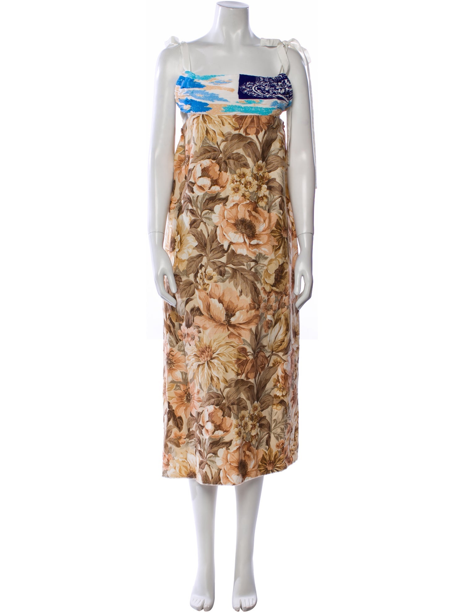 Renata Brenha Floral Print Long Dress