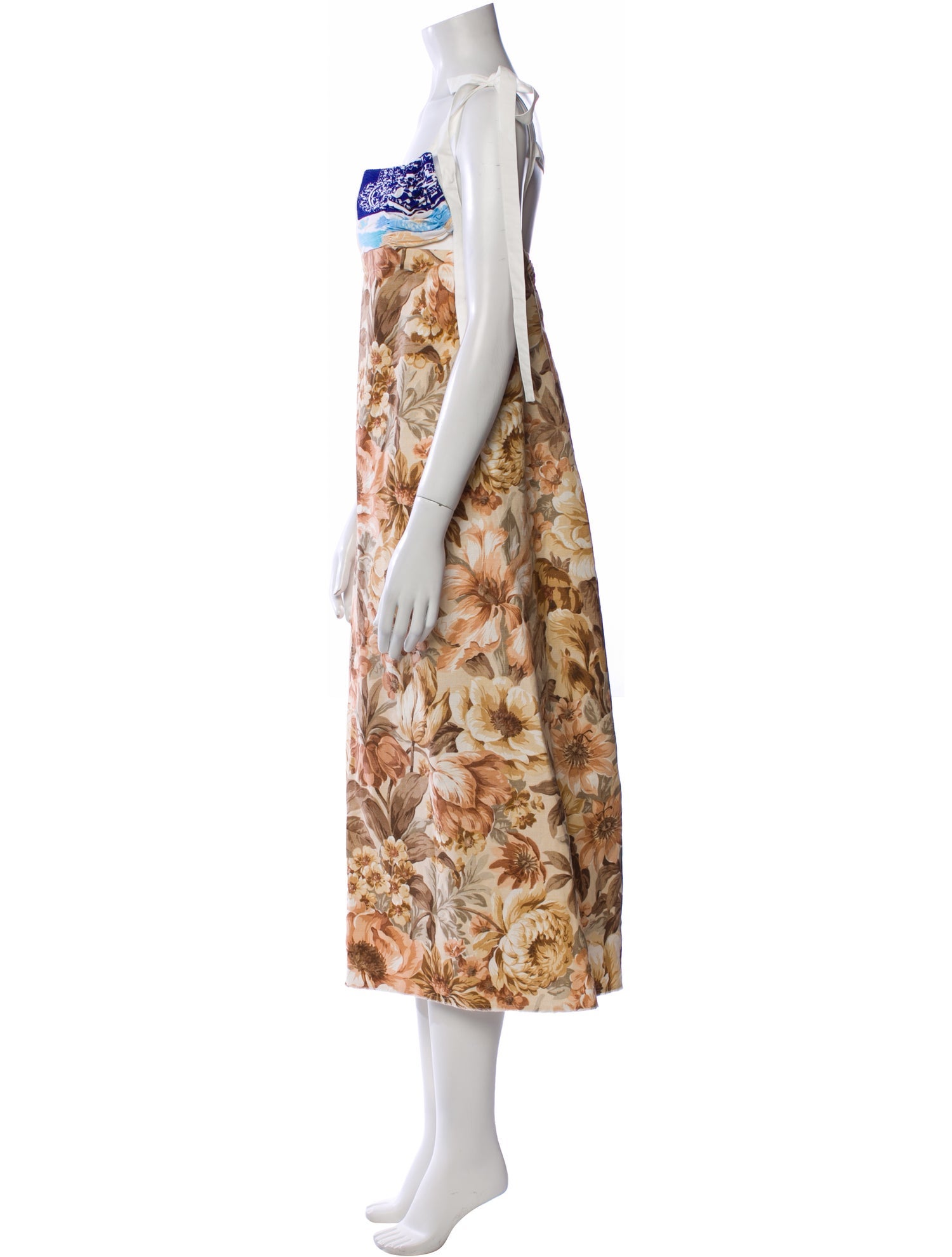 Renata Brenha Floral Print Long Dress