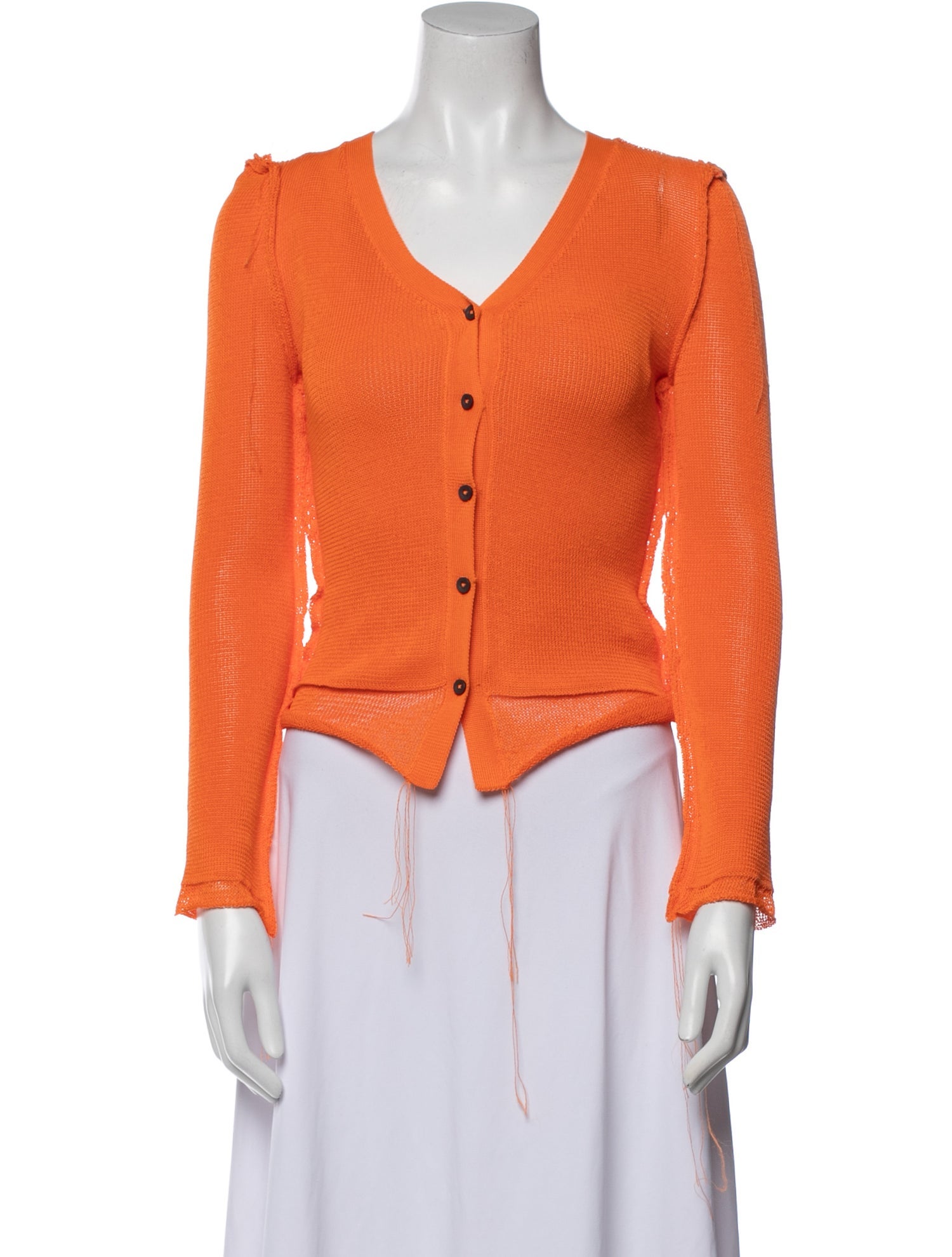 Renata Brenha V-Neck Long Sleeve Blouse