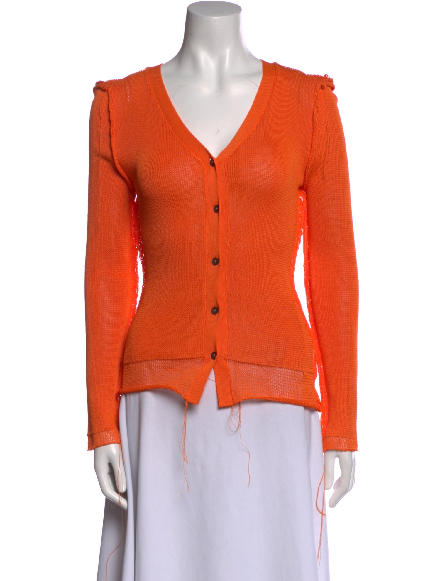 Renata Brenha V-Neck Long Sleeve Top