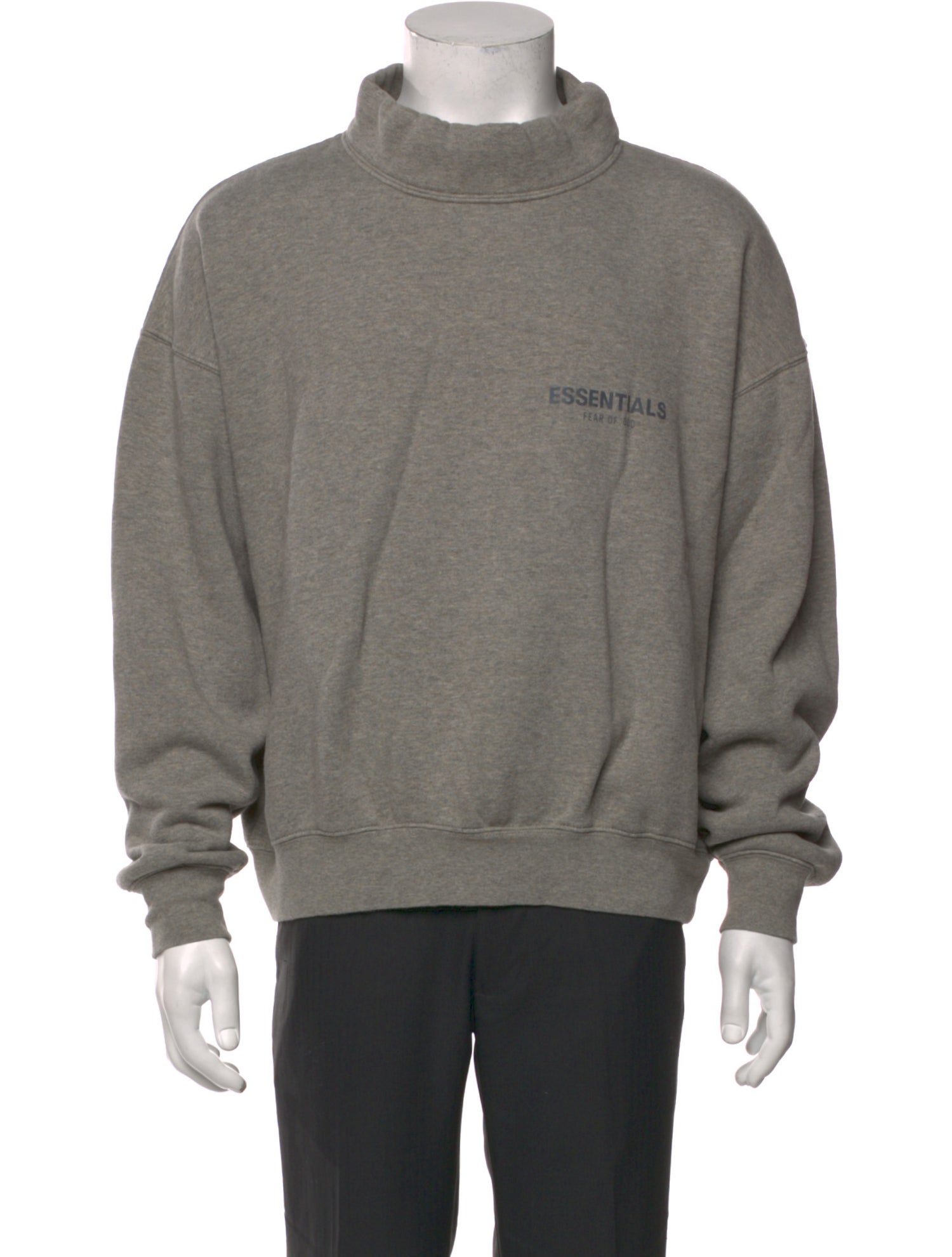 Reigning Champ Graphic Print Mock Neck Sweatshirt