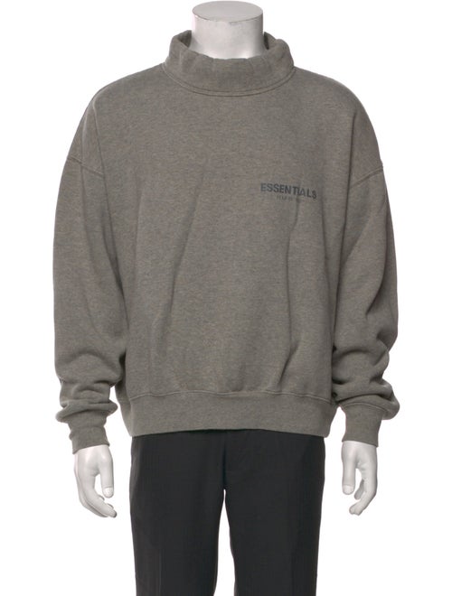 Reigning Champ Graphic Print Mock Neck Sweatshirt