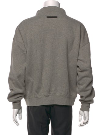 Reigning Champ Graphic Print Mock Neck Sweatshirt