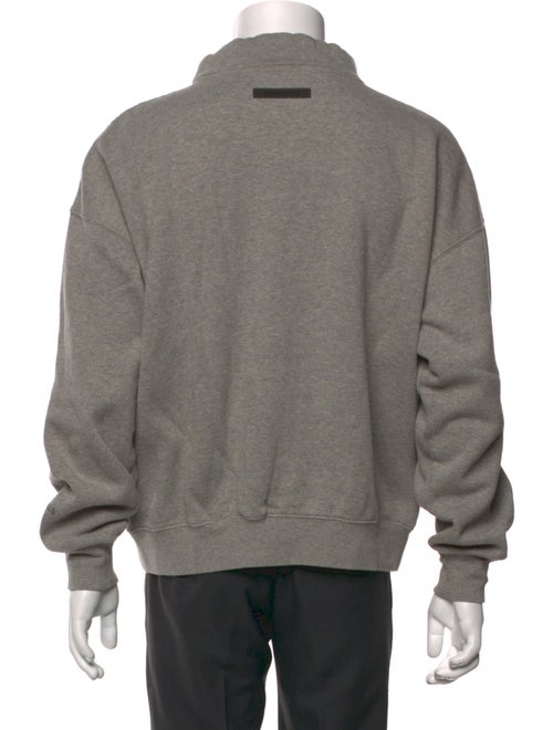 Reigning Champ Graphic Print Mock Neck Sweatshirt