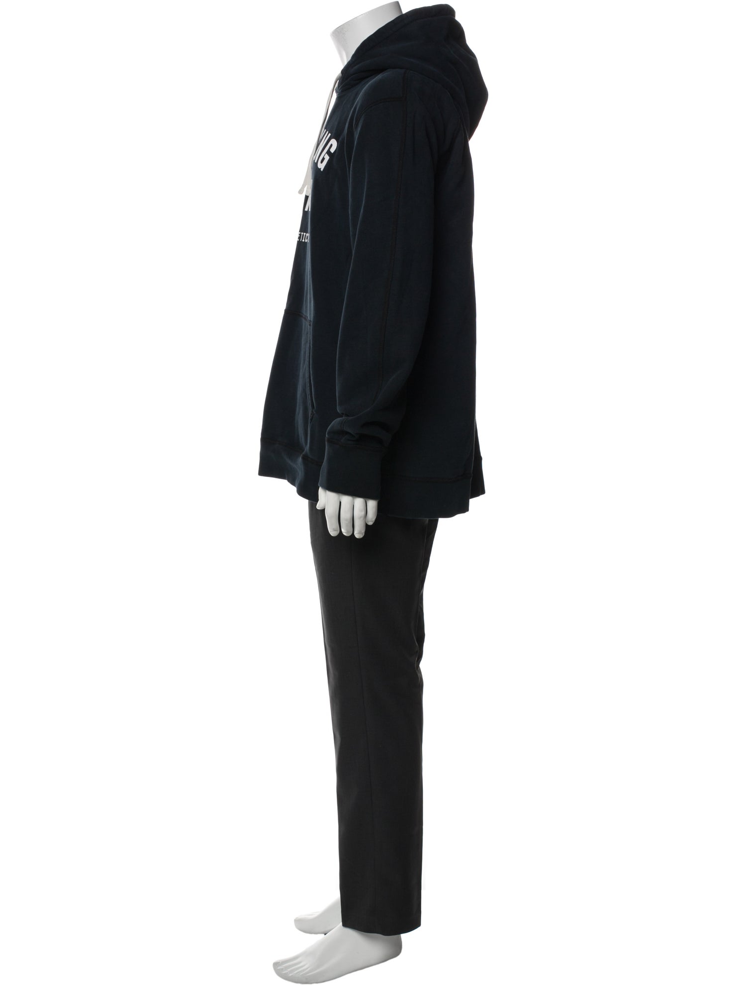 Reigning Champ Graphic Print Crew Neck Hoodie