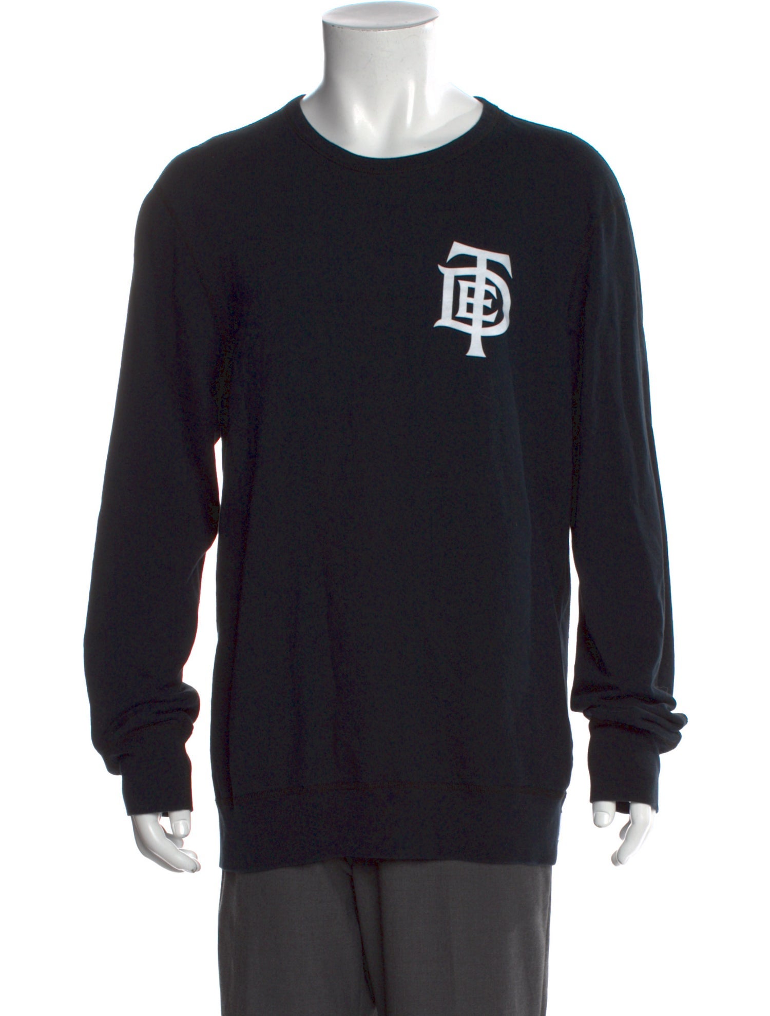 Reigning Champ Graphic Print Crew Neck Sweatshirt