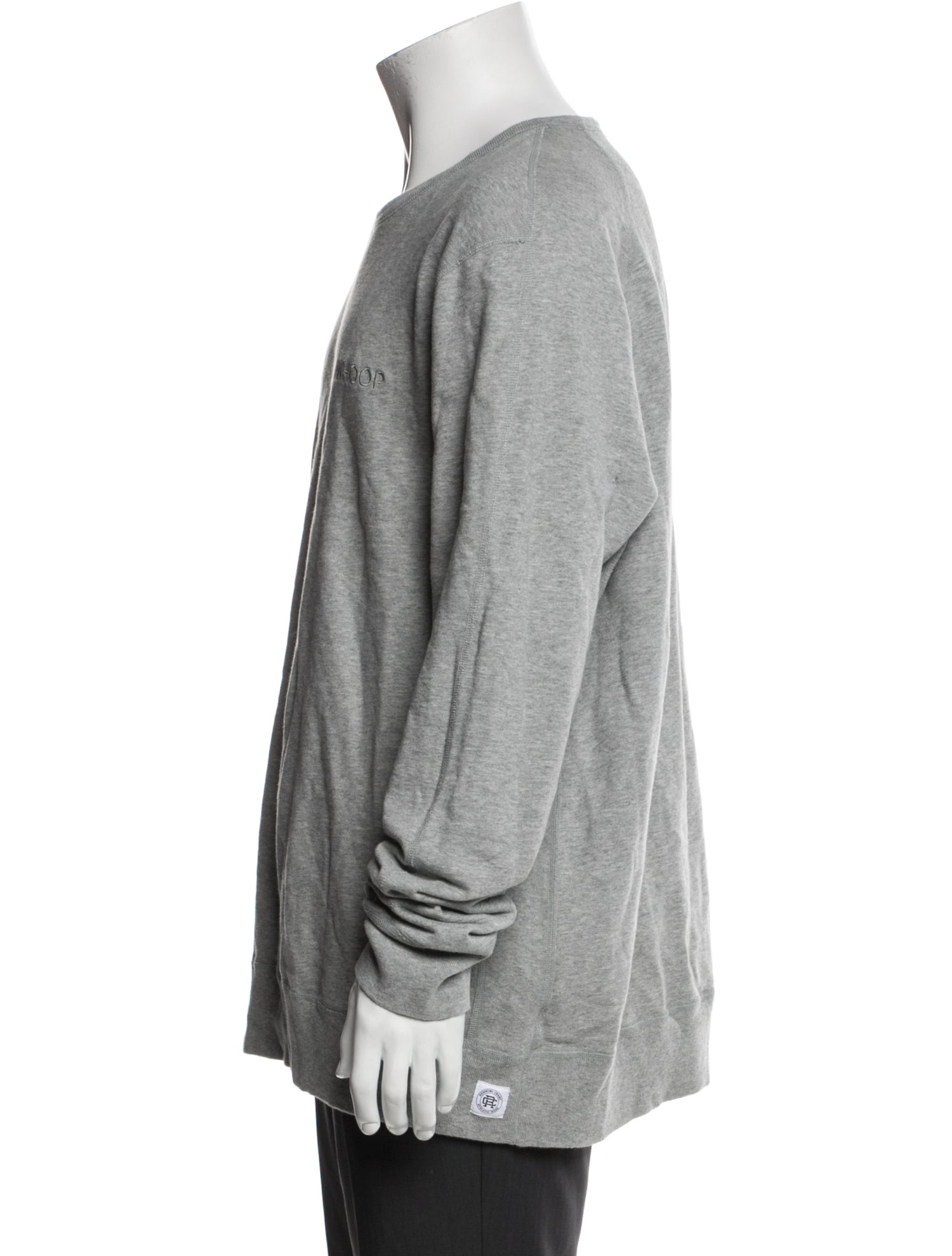 Reigning Champ Crew Neck Long Sleeve Pullover