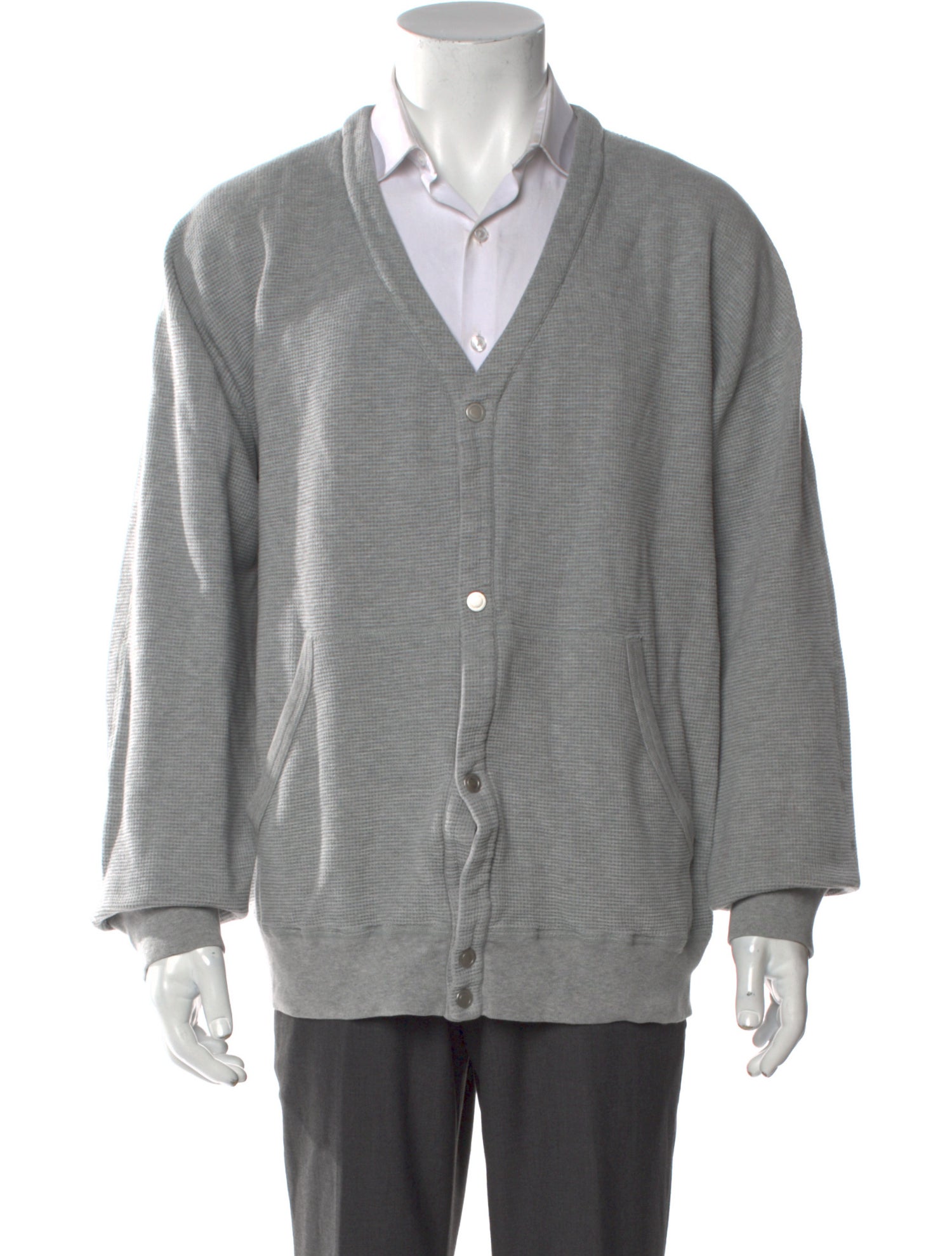 Reigning Champ V-Neck Long Sleeve Cardigan