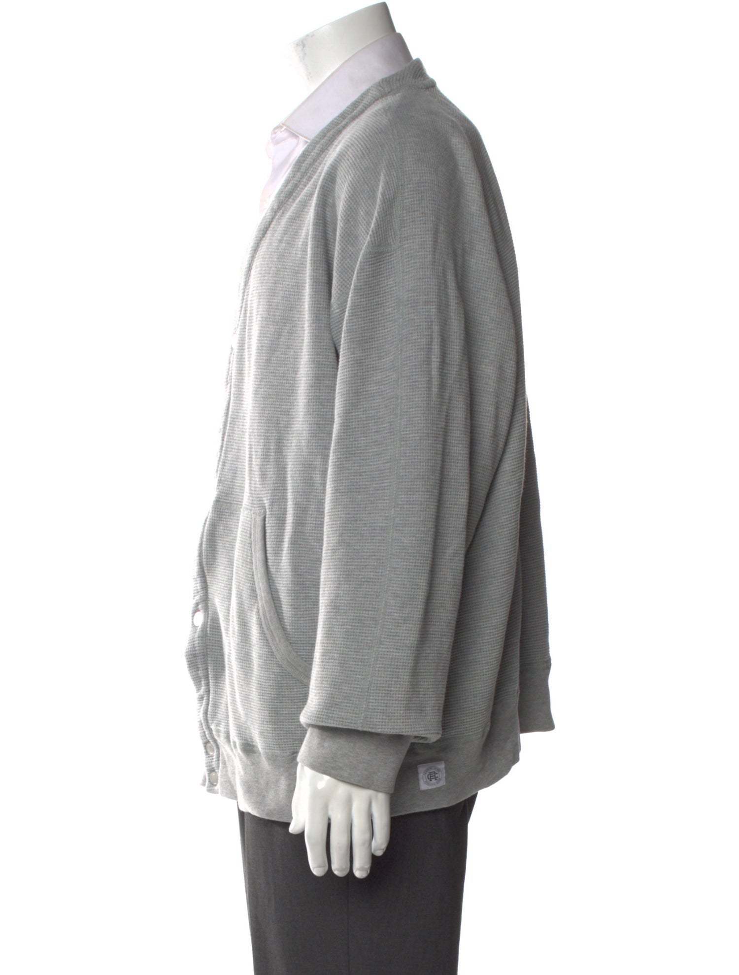 Reigning Champ V-Neck Long Sleeve Cardigan