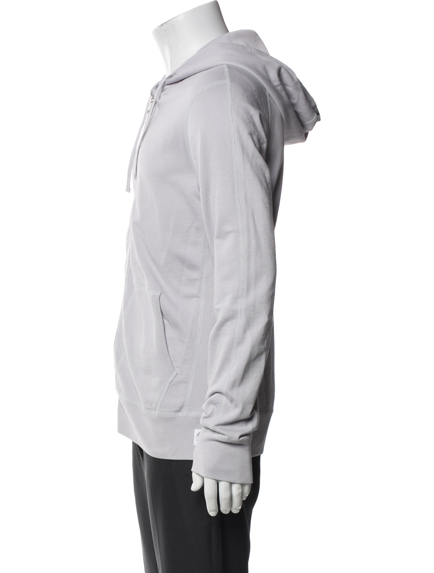 Reigning Champ V-Neck Long Sleeve Hoodie