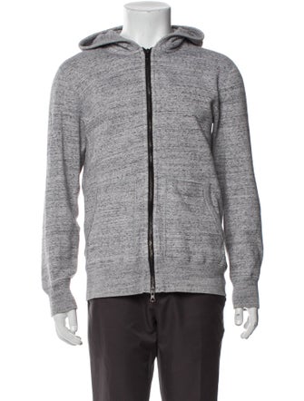 Reigning Champ Printed Mock Neck Hoodie