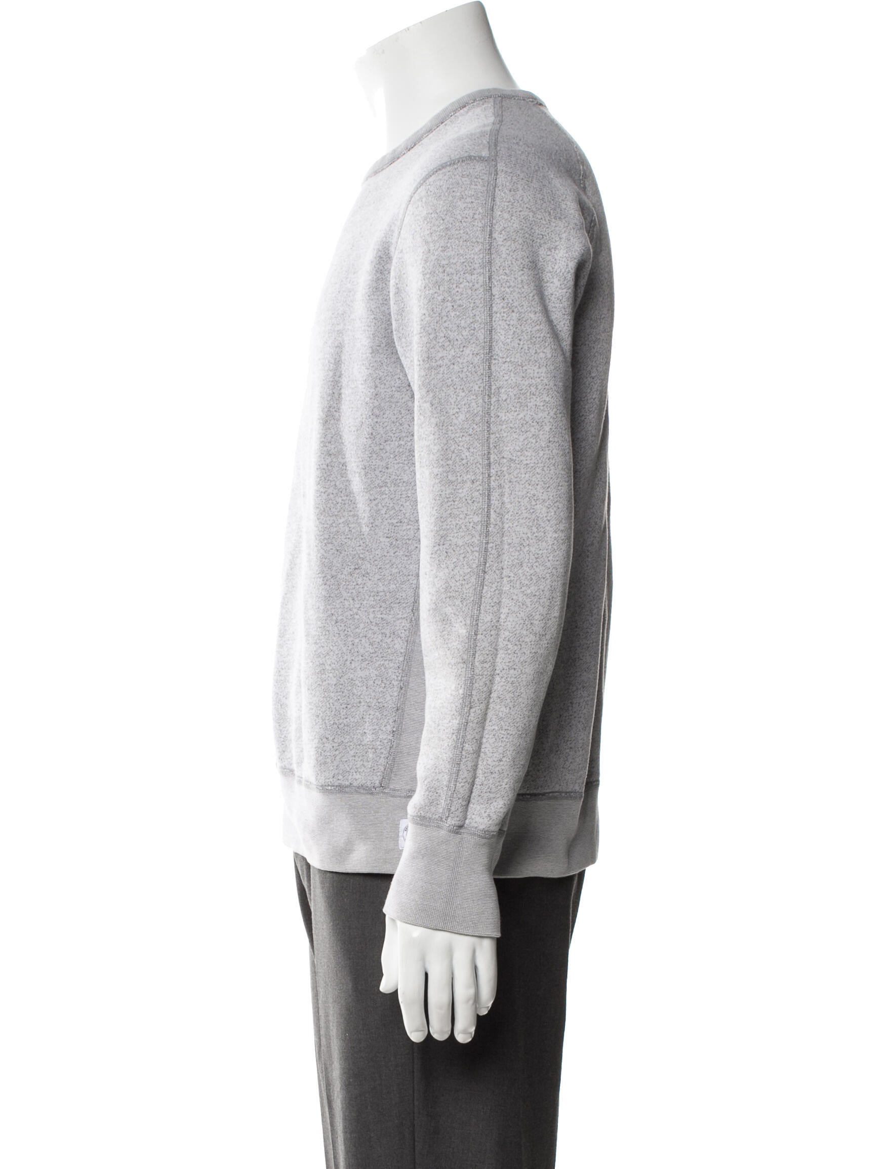 Reigning Champ Crew Neck Long Sleeve Sweatshirt
