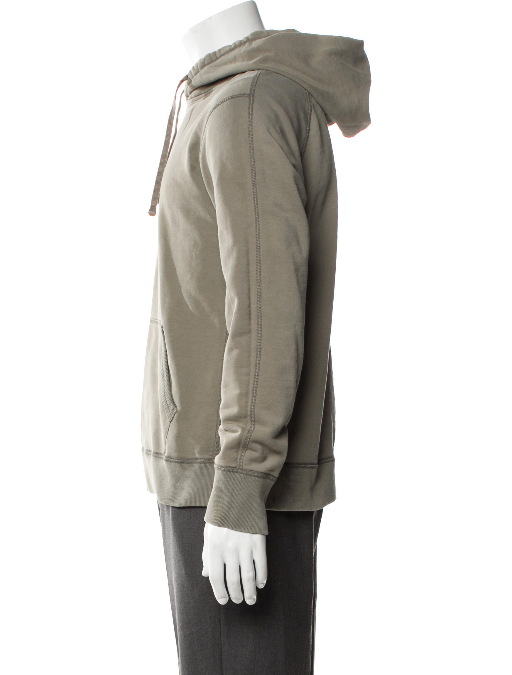 Reigning Champ V-Neck Long Sleeve Hoodie