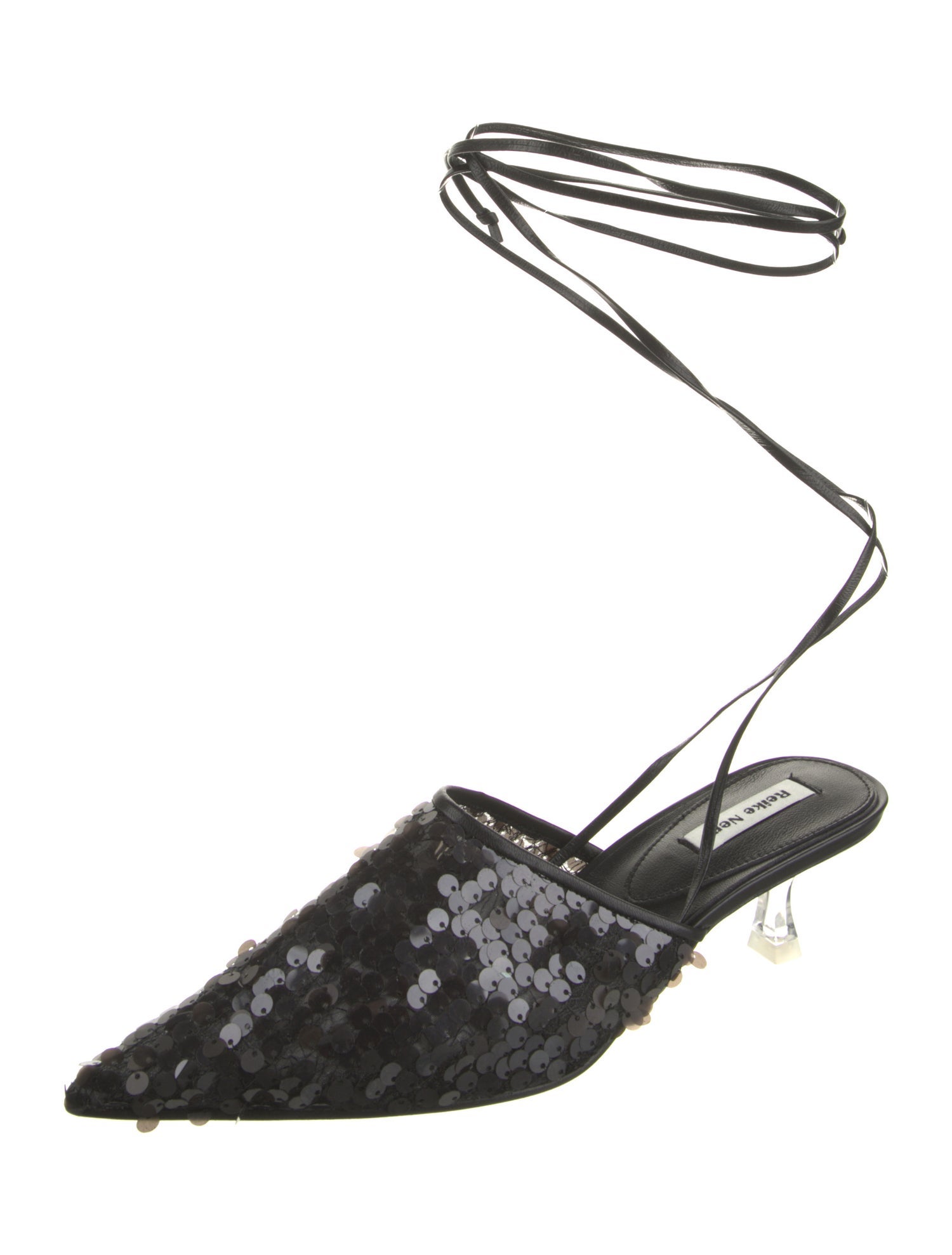 Reike Nen Sequin Embellishments Slingback Pumps w/ Tags