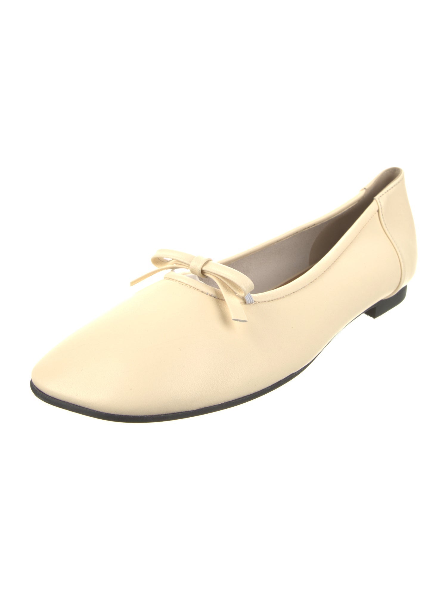 Reike Nen Leather Bow Accents Ballet Flats