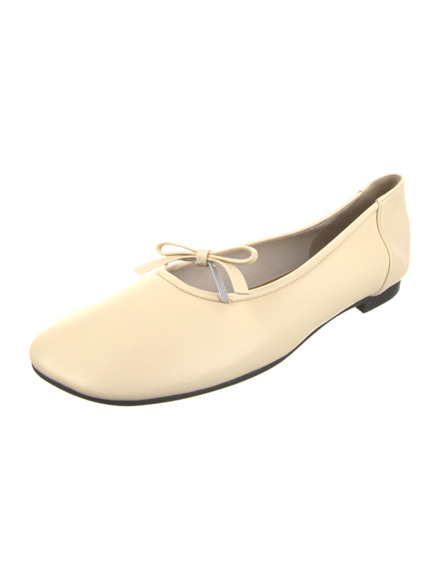 Reike Nen Leather Bow Accents Ballet Flats