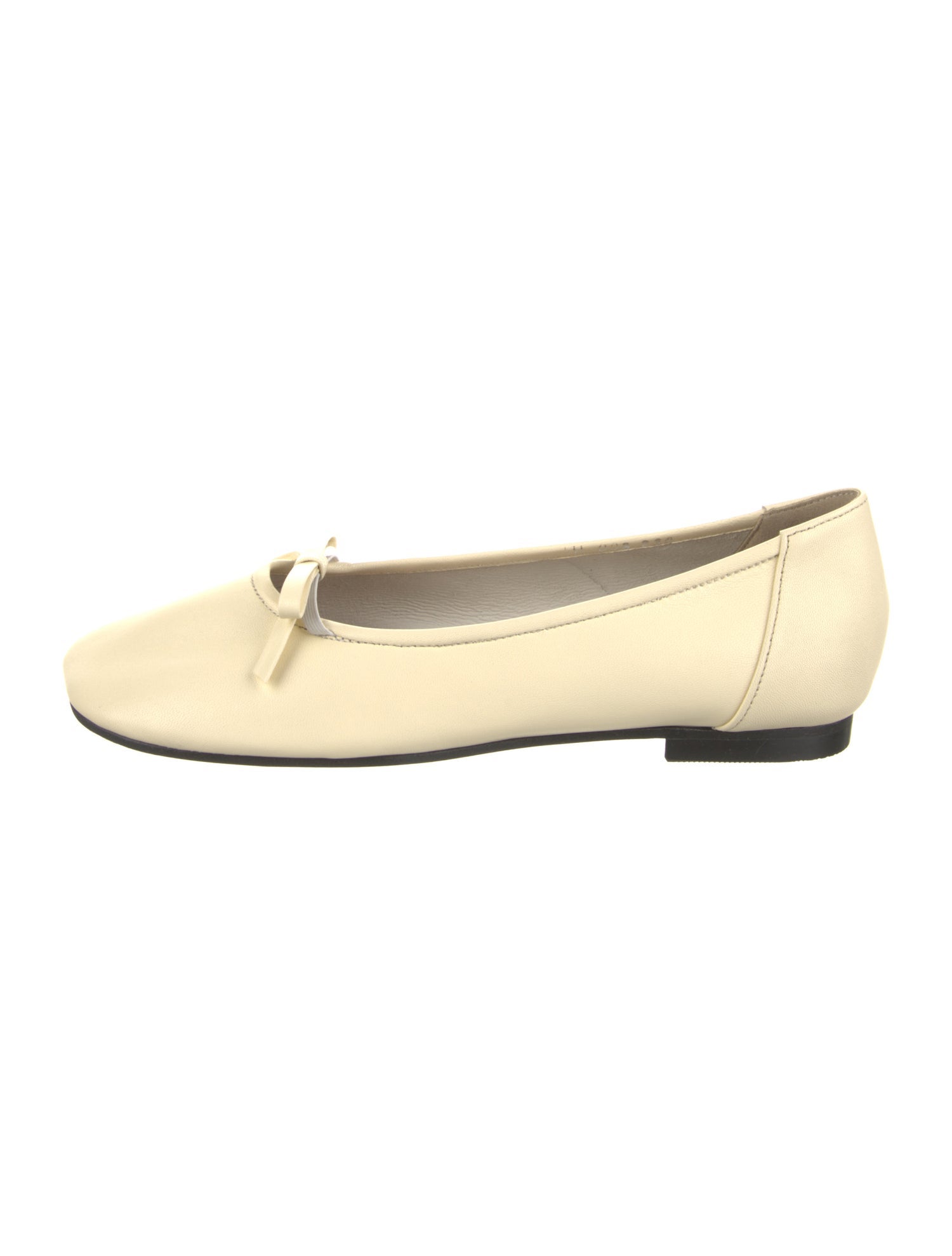 Reike Nen Leather Bow Accents Ballet Flats