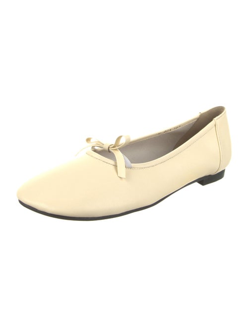 Reike Nen Leather Bow Accents Ballet Flats