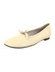 Reike Nen Leather Bow Accents Ballet Flats