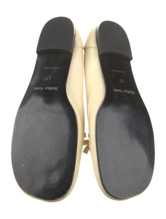 Reike Nen Leather Bow Accents Ballet Flats