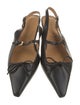 Reike Nen Leather Bow Accents Slingback Flats