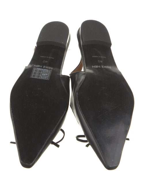 Reike Nen Leather Bow Accents Slingback Flats
