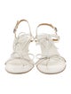 Reike Nen Leather Bow Accents T-Strap Sandals