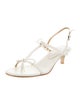 Reike Nen Leather Bow Accents T-Strap Sandals