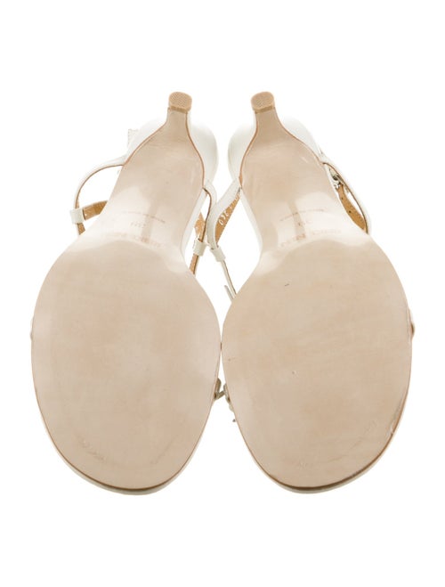 Reike Nen Leather Bow Accents T-Strap Sandals