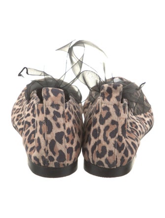 Reike Nen Suede Animal Print Ballet Flats