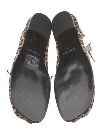 Reike Nen Suede Animal Print Ballet Flats
