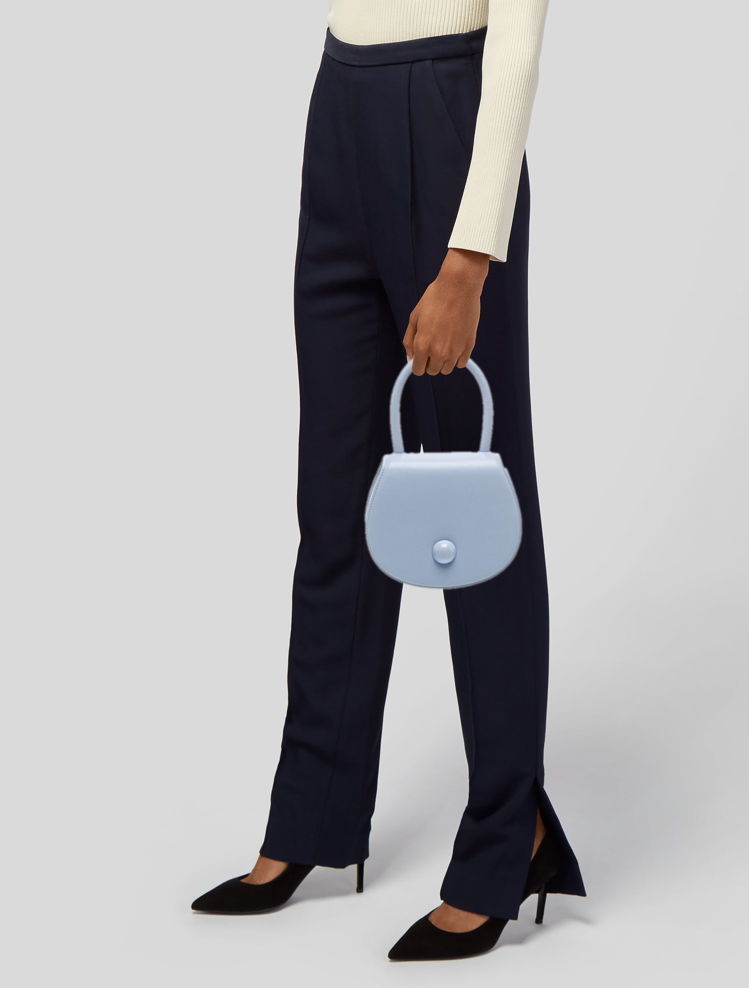 Reike Nen Leather Top Handle Bag