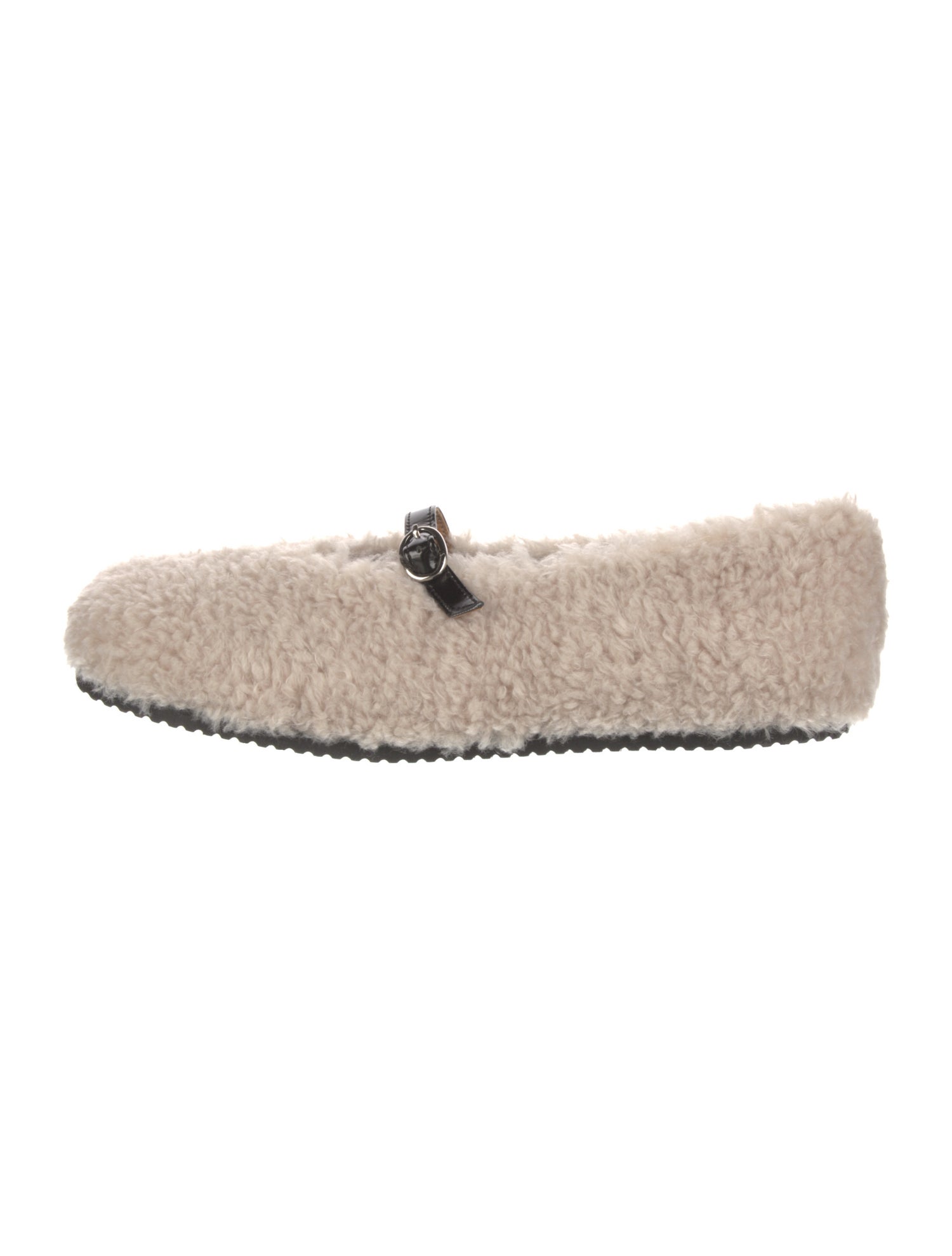 Reike Nen Shearling Mary Jane Flats