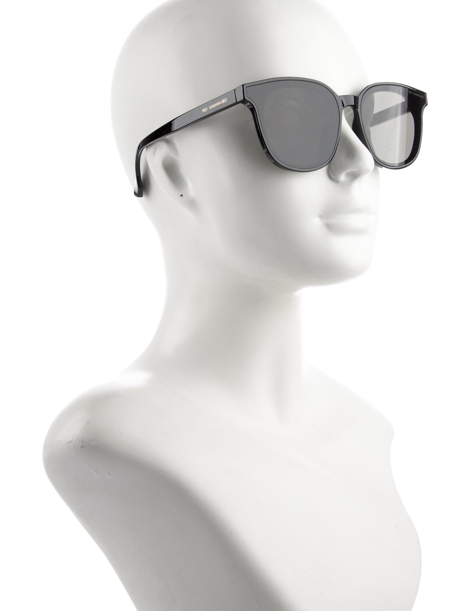 Rei Kawakuboサングラス Rei Kawakubo Oversize Tinted Sunglasses - Black Sunglasses