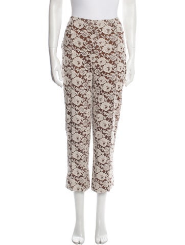 Rejina Pyo Pants Lace Pattern Straight Leg Us8, Uk12 | M