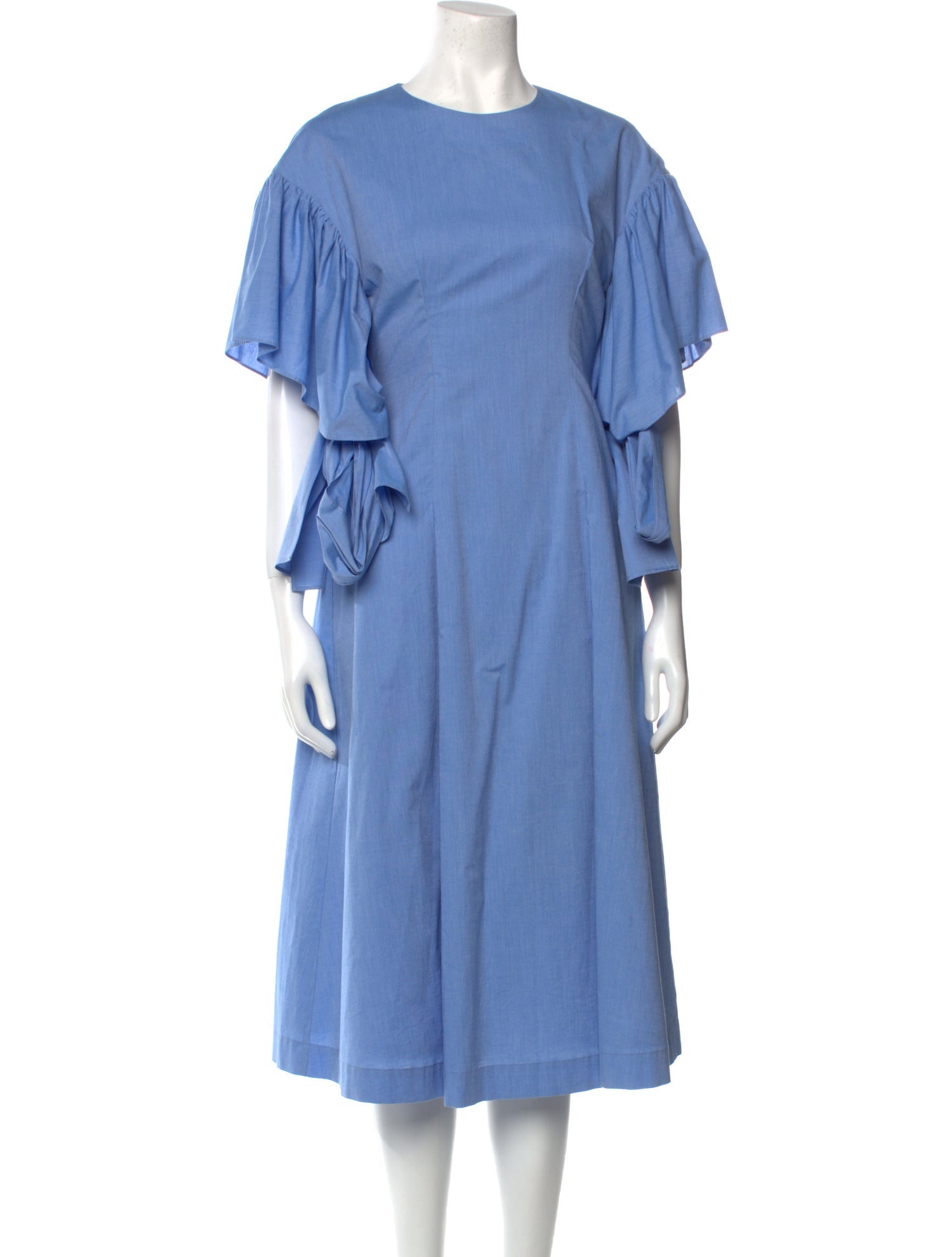 Rejina Pyo Crew Neck Midi Length Dress