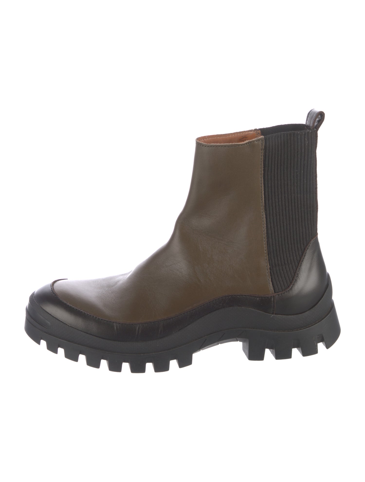 Vibram Leather Chelsea Boots