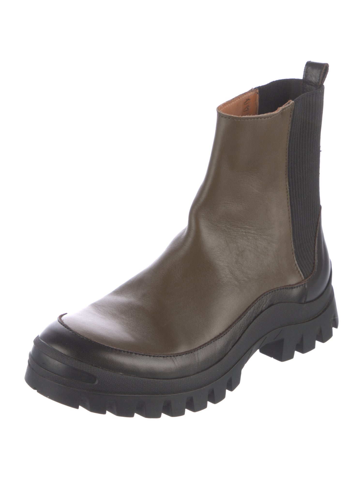 Vibram Leather Chelsea Boots