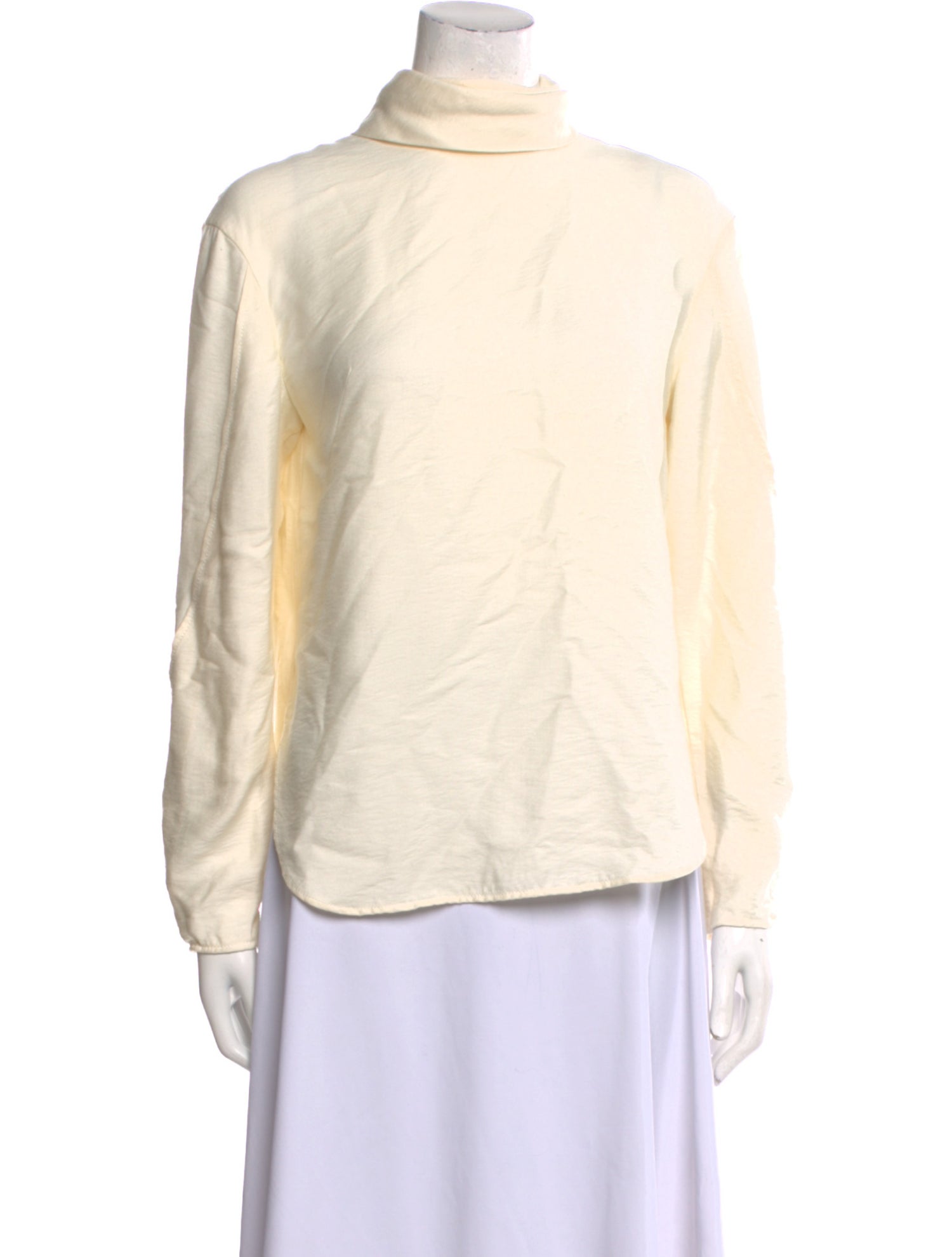 Rejina Pyo Mock Neck Long Sleeve Blouse