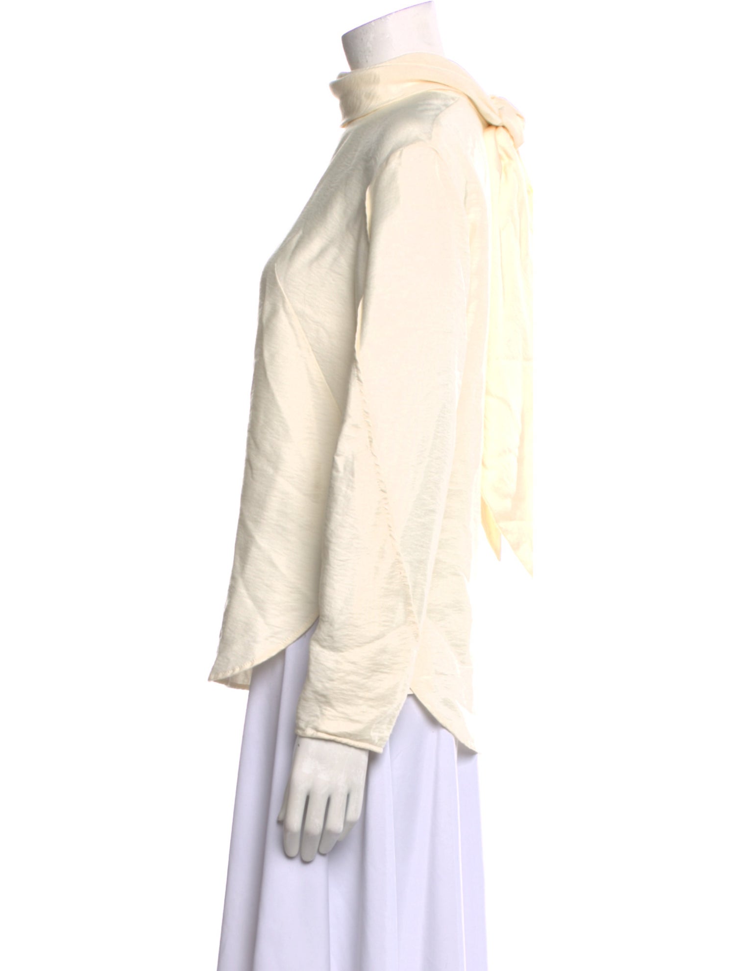 Rejina Pyo Mock Neck Long Sleeve Blouse