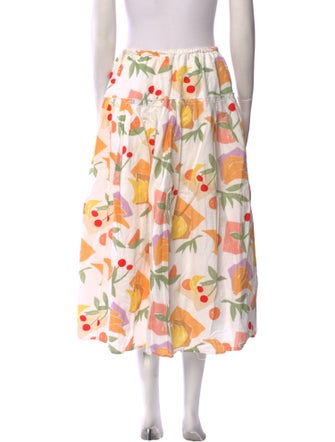 Rejina Pyo Printed Midi Length Skirt